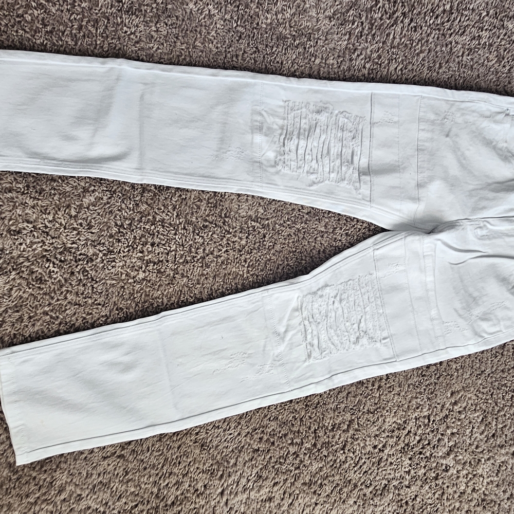 Fashion Nova White Straight Men's Jeans